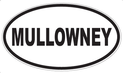 MULLOWNEY - Oval Sticker