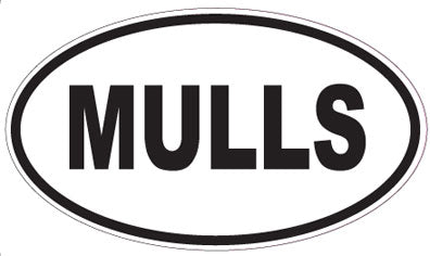 MULLS - Oval Magnet