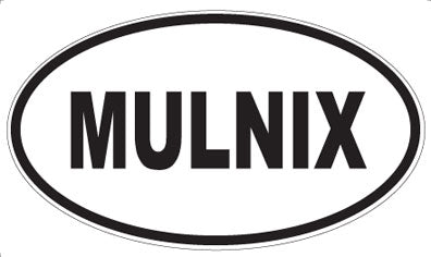 MULNIX - Oval Sticker