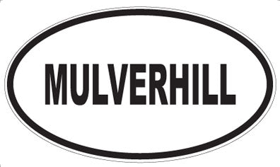 MULVERHILL - Oval Sticker