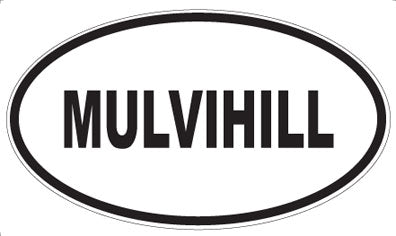 MULVIHILL - Oval Sticker