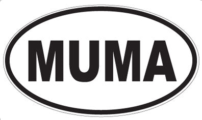 MUMA - Oval Sticker