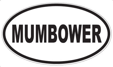 MUMBOWER - Oval Sticker