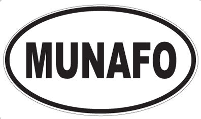 MUNAFO - Oval Sticker