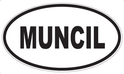 MUNCIL - Oval Sticker