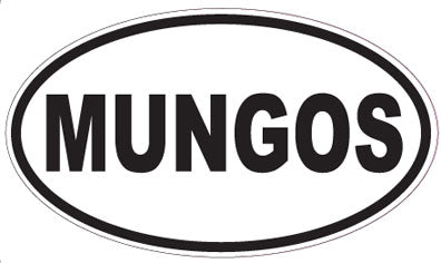 MUNGOS - Oval Sticker