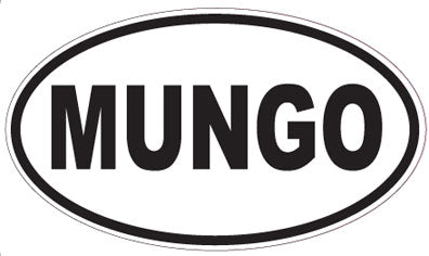 MUNGO - Oval Magnet