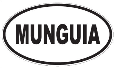 MUNGUIA - Oval Sticker