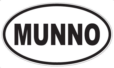 MUNNO - Oval Sticker
