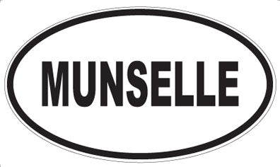MUNSELLE - Oval Sticker