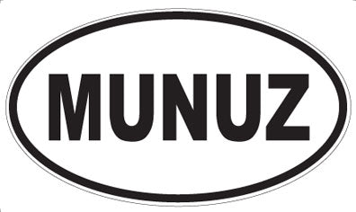 MUNUZ - Oval Magnet