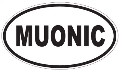 MUONIC - Oval Sticker