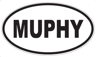 MUPHY - Oval Sticker