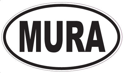 MURA - Oval Sticker