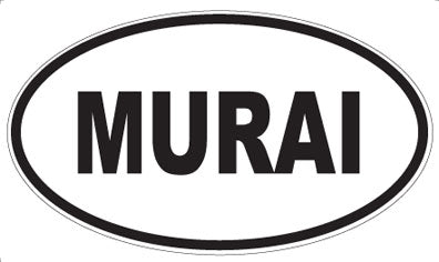 MURAI - Oval Sticker