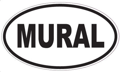 MURAL - Oval Sticker