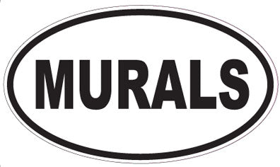 MURALS - Oval Sticker