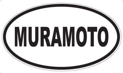 MURAMOTO - Oval Sticker