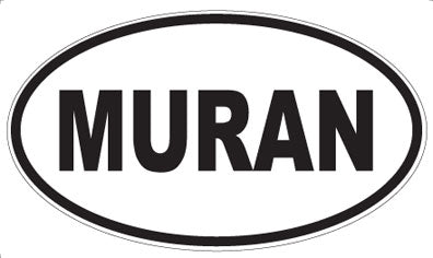 MURAN - Oval Sticker