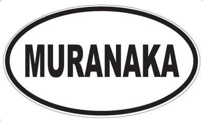 MURANAKA - Oval Sticker