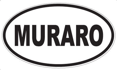 MURARO - Oval Sticker