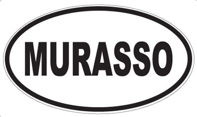 MURASSO - Oval Sticker