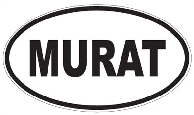 MURAT - Oval Sticker