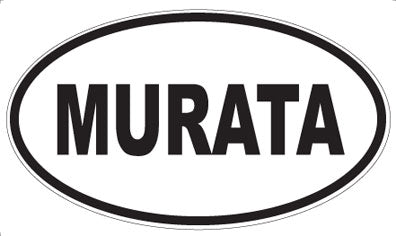 MURATA - Oval Sticker