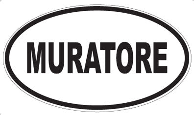 MURATORE - Oval Sticker
