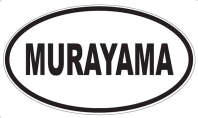 MURAYAMA - Oval Sticker