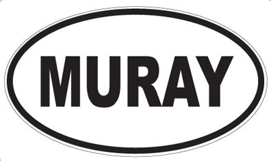 MURAY - Oval Magnet