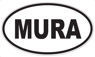 MURA - Oval Magnet