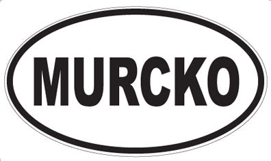 MURCKO - Oval Sticker
