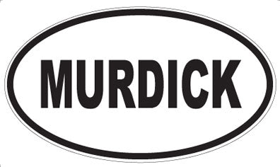 MURDICK - Oval Magnet
