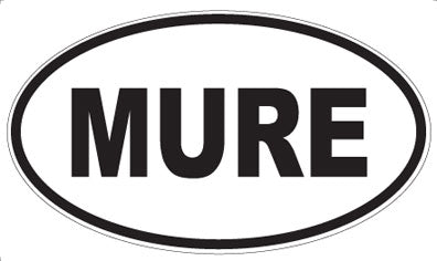 MURE - Oval Sticker