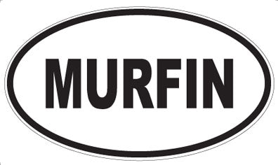 MURFIN - Oval Sticker