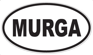 MURGA - Oval Sticker