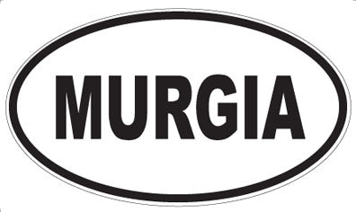 MURGIA - Oval Sticker