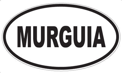 MURGUIA - Oval Sticker