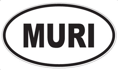 MURI - Oval Sticker
