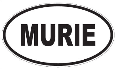 MURIE - Oval Sticker