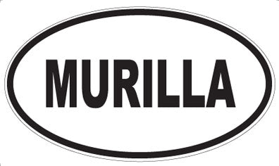 MURILLA - Oval Sticker