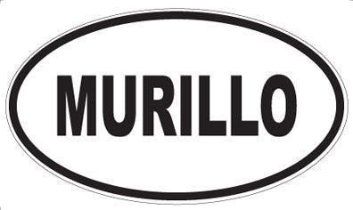 MURILLO - Oval Sticker