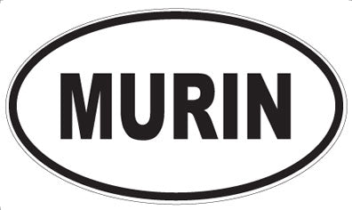 MURIN - Oval Sticker