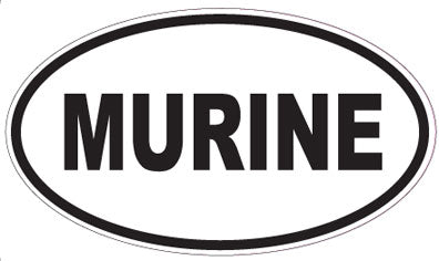 MURINE - Oval Sticker