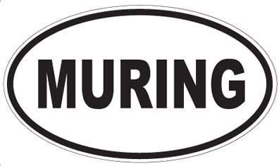 MURING - Oval Sticker