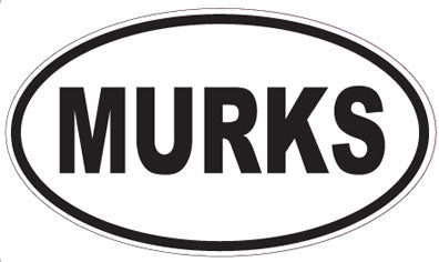 MURKS - Oval Sticker