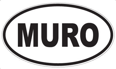 MURO - Oval Sticker