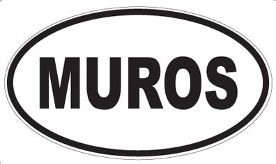 MUROS - Oval Sticker