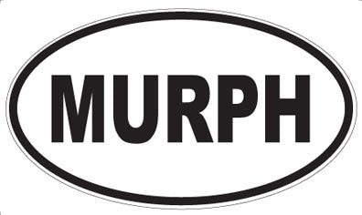 MURPH - Oval Sticker